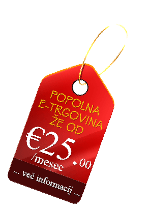 Popolna e-trgovina že od 25eurov na mesec, klikni za več informacij